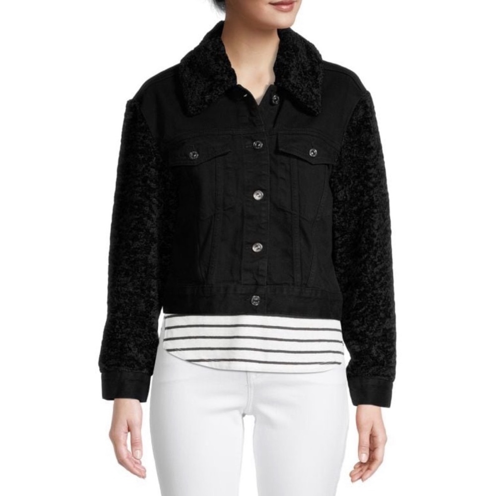 7 For All Mankind Denim Jacket Size Large NWT